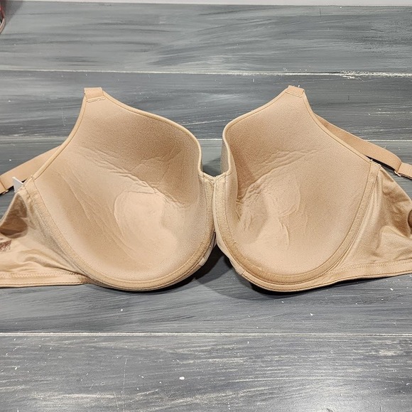 Auden Lightly Lined Full Coverage T-Shirt Bra 46C Underwire Beige The Superstar - Picture 7 of 13